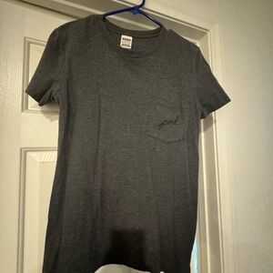 Gray PINK bling sequin  T-Shirt